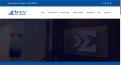 Desktop Screenshot of apexsignsga.com